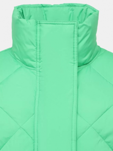 Куртка жен зелен 13940 ру с 38 по 48 полиэстер, утеплитель  пух-перо(90-10%)
