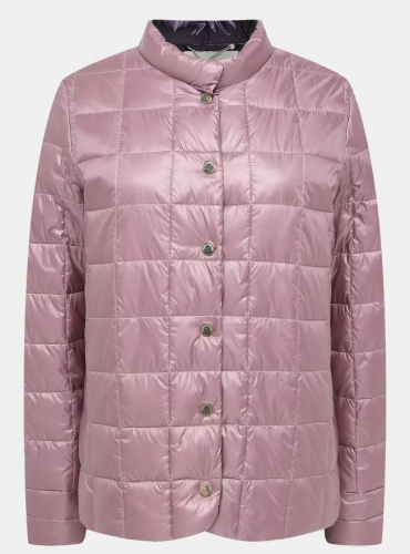 Куртка жен розов 10480 ру с 40 по 50 полиуретан-полиэстер, полиэстер утеплитель