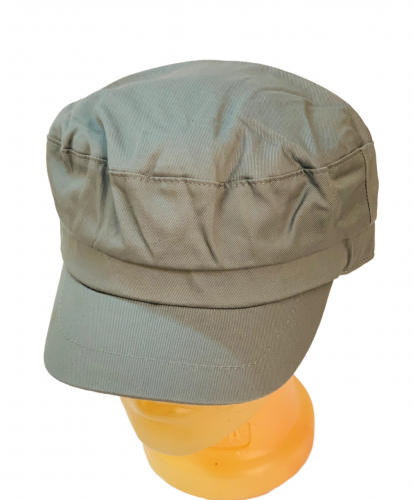 Оригинальная кепка-немка светло-серого цвета  №994