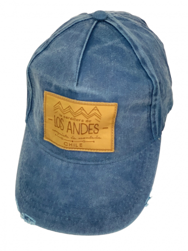 Бейсболка Los Andes и джинсовой ткани  №20392
