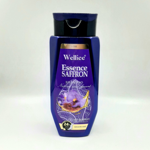 WELLICE  Шампунь SAFFRON Essence Разглаживающий, Против Перхоти ШАФРАН  400г  (B-189-04)