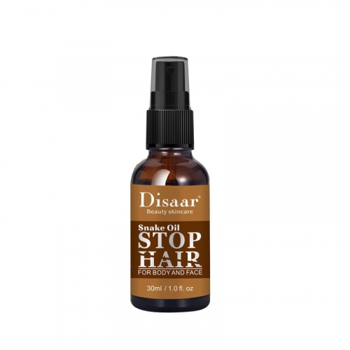 DISAAR  Сыворотка - Спрей для лица и тела STOP HAIR Snake Oil замедляющая рост волос ЗМЕИНЫЙ ЖИР  30мл  (DS-51962)
