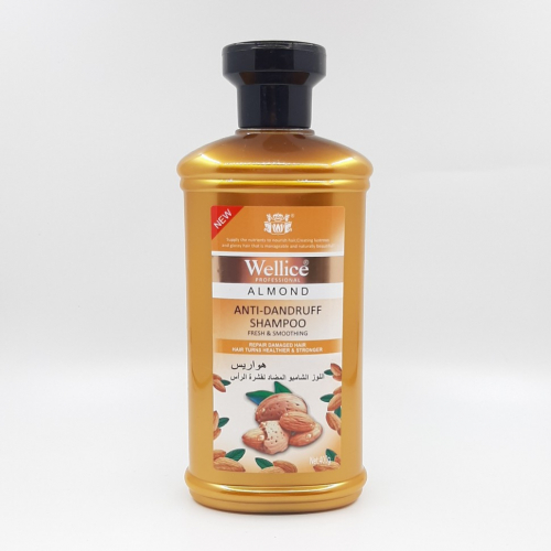 WELLICE  Шампунь Professional ALMOND от перхоти МИНДАЛЬ  400г  (В-119-04)