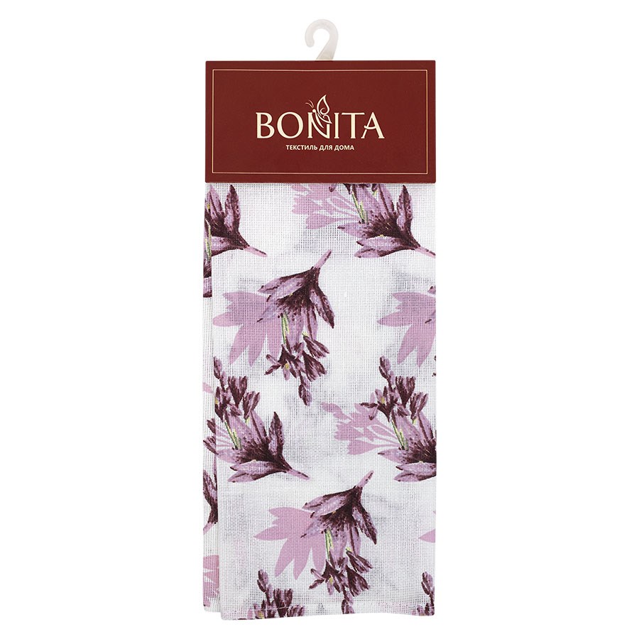 Полотенце 40х70 Bonita, рогожка, Лилия