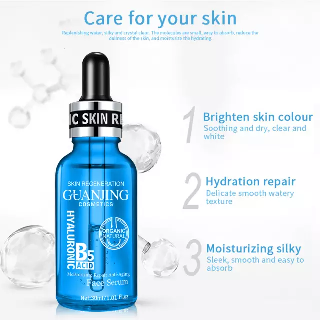 GUANJING Сыворотка для лица HYALURONIC ACID & B5 Увлажняющая, Антивозрастная 30мл (GJ-7114)