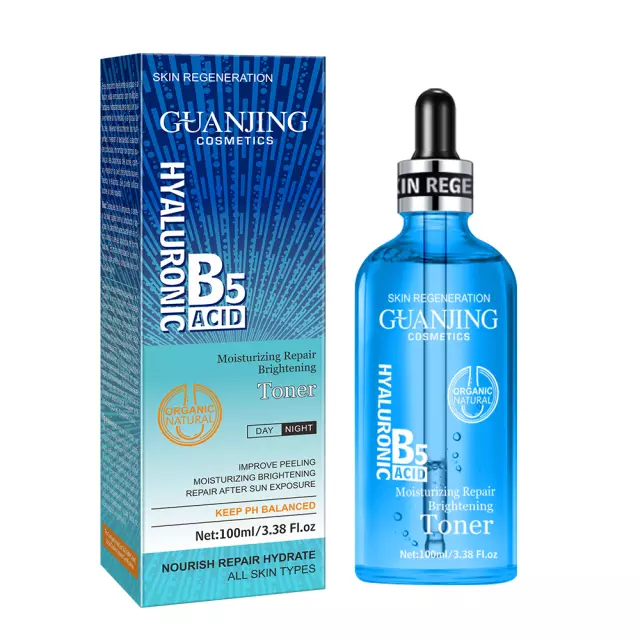 GUANJING Тонер HYALURONIC ACID & B5 Увлажняющий, Осветляющий, Выравнивающий 100мл (GJ-7112)
