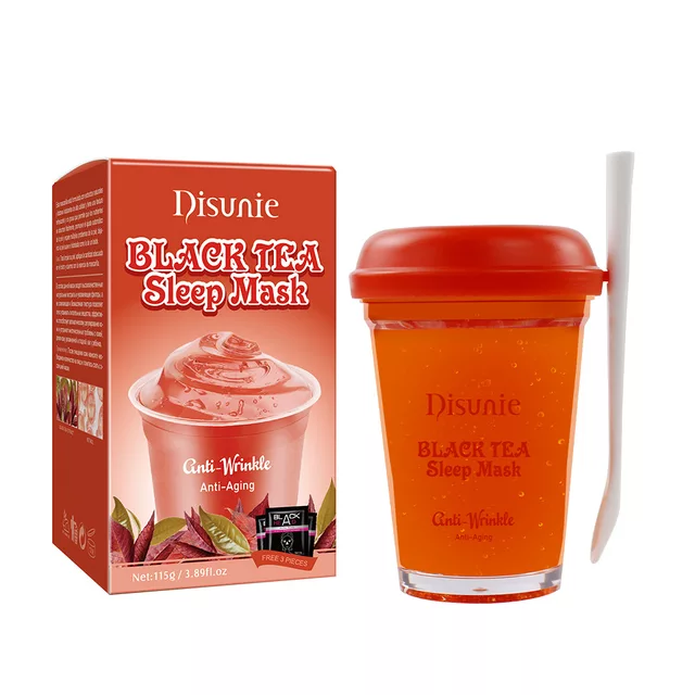 DISUNIE Маска для лица Ночная BLACK TEA Антивозрастная, Против морщин ЧЕРНЫЙ ЧАЙ 115г (Disunie) (DE-8094)