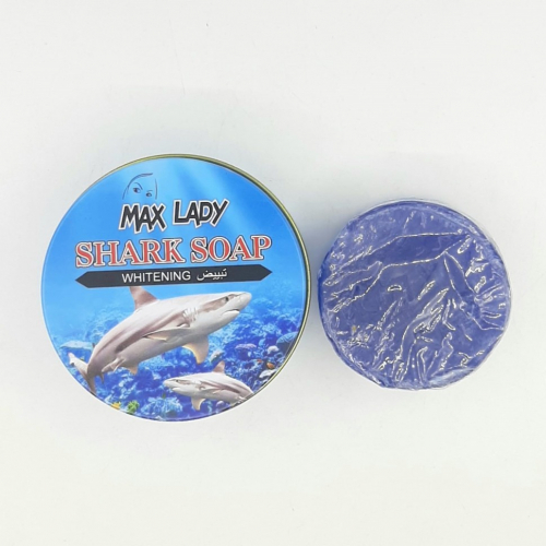 MAX LADY  Мыло для лица  SHARK отбеливающее АКУЛА (банка)  100г  (MX-2398)