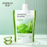 ZHIDUO  Гель для лица и тела ALOE VERA Увлажняющий, Успокаивающий АЛОЭ  160г  (дой-пак)  (ZD-91074)