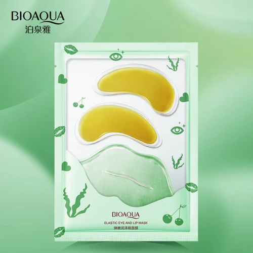 BIOAQUA  Патчи для Век и Губ ELASTIC с экстрактом Мёда и Алоэ  (3г*2 + 8г)  (BQY-93011)