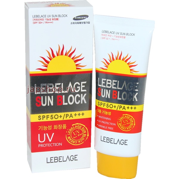 Lebelage Солнцезащитный крем для лица SPF50+/PA+++, 70 мл (8809317114521)