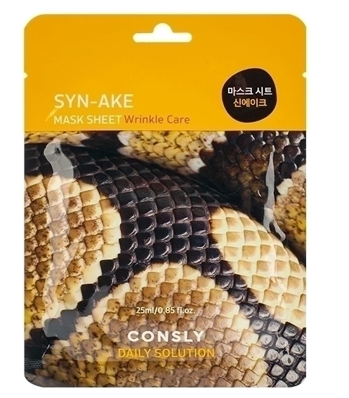 Тканевая маска для лица с пептидом Syn-ake Consly Daily Solution Syn-ake Mask Sheet 1шт