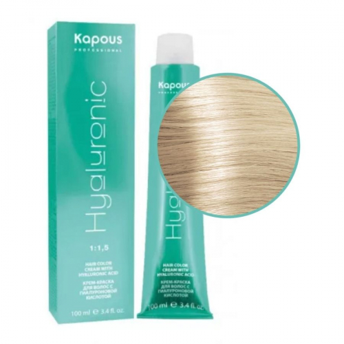 Kapous HY 10.0 Крем-краска для волос с гиалуроновой кислотой, 100 мл
