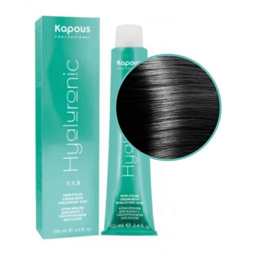Kapous HY 1.0 Крем-краска для волос с гиалуроновой кислотой, 100 мл