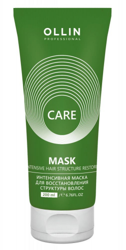 Ollin Интенсивная маска для восстановления структуры волос / Care, 200 мл