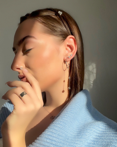 Серебряные серьги