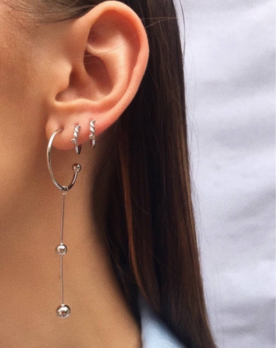 Серебряные серьги