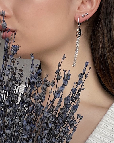 Серебряные серьги