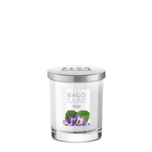 Фиалка BAGO home ароматическая свеча 132 г