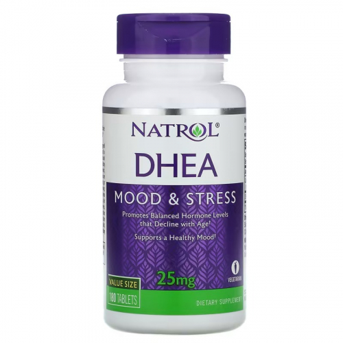 Natrol, DHEA (ДГЭА), 25 мг, 180 таблеток