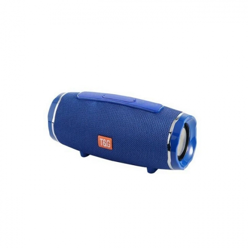 Колонка TG-145 цвет-синий Bluetooth+USB+радио+4 динамика+аккумулятор оптом