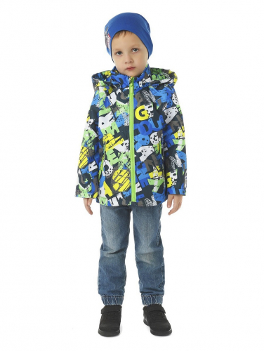 КВУ1154 куртка ветрозащитная утепленная для мальчика