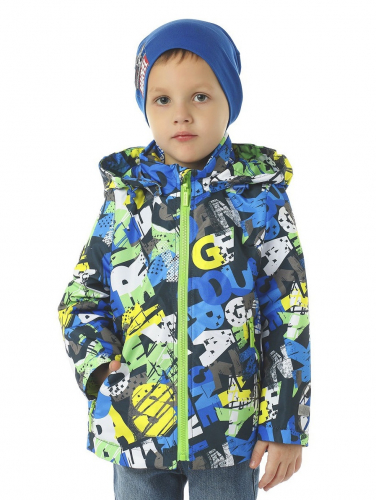 КВУ1154 куртка ветрозащитная утепленная для мальчика