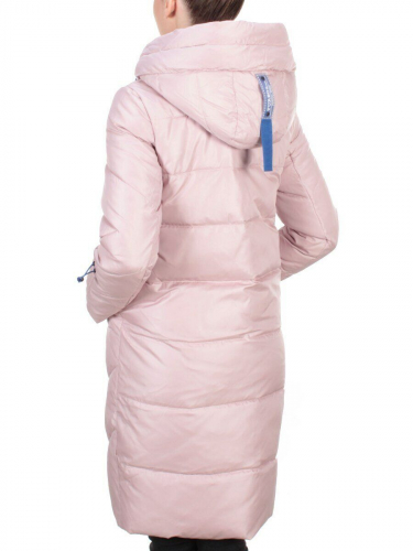 9190 PINK Пальто зимнее женское EVCANBADY (200 гр. холлофайбера) размер L - 46российский