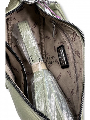Женская сумка Velina Fabbiano 575363-1-grey-green