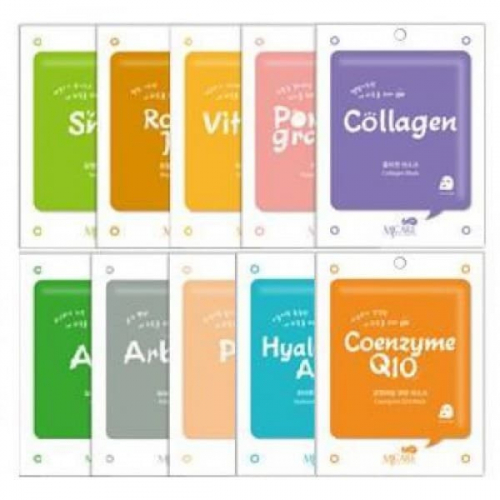 MJCARE ON COENZYME Q10 MASK Тканевая маска для лица с коэнзимом Q10 22г
