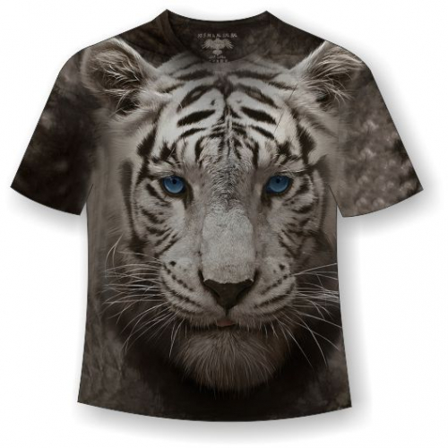 Подростковая футболка Белый тигр KP 141