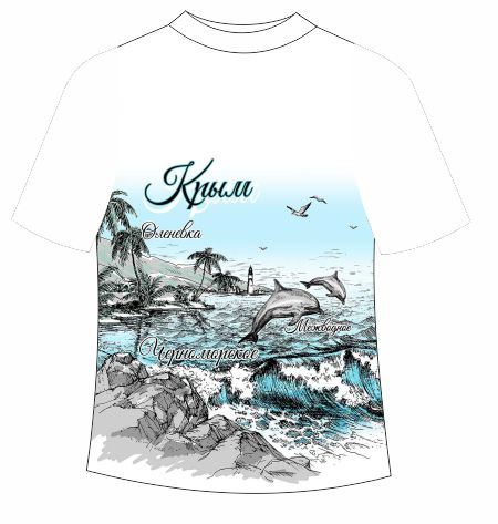 Подростковая футболка Западный Крым 717