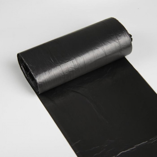 Мешки для мусора «Стандарт», 30 л, 5 мкм, 45×54 см, ПНД, 50 шт, цвет чёрный
