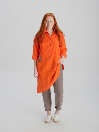 блузка 3303 оранжевый