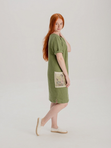 платье 3199 зеленый