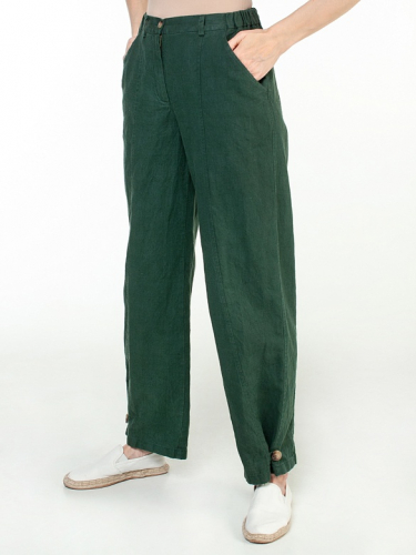 брюки 3519 темно-зеленый; черный