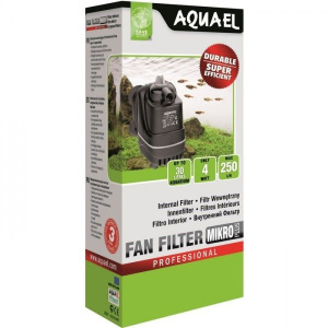 AQUAEL FAN-micro plus внутренний фильтр для аквариумов от 3 до 30 литров, 250 л/ч, 4 Вт