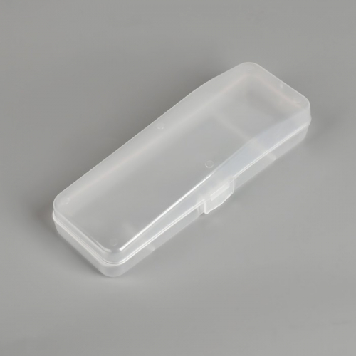 Органайзер для бритвы, с крышкой, 15 × 5 × 3 см, цвет прозрачный