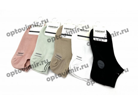 Носки женские Dmdbs короткие хлопок сверху сеточка ВУ-038