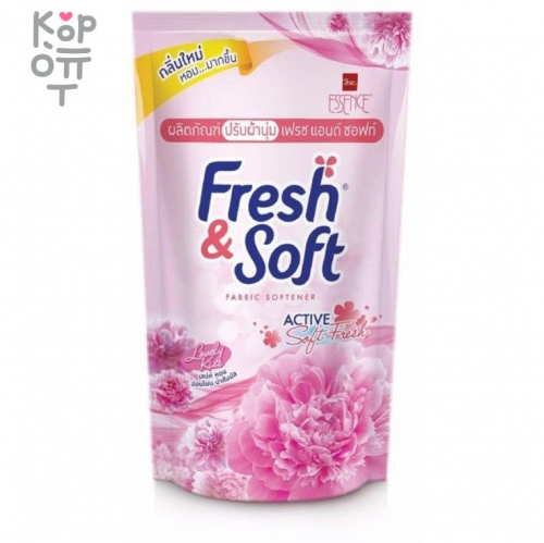 LION Essence Fresh & Soft Lovely Kiss Scent (Pink) - Кондиционер для белья