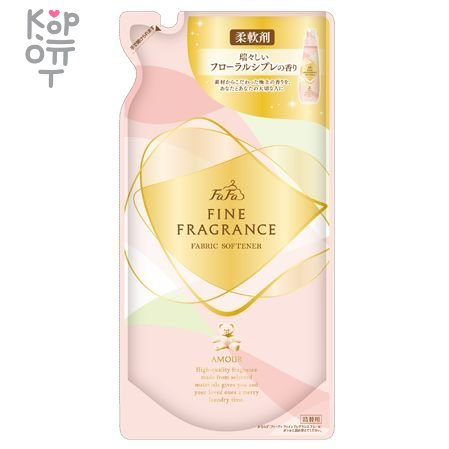 Nissan FaFa Fine fragrance AMOUR - Кондиционер для белья с антистатическим эффектом и цветочно шипровым ароматом.