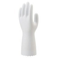 SHOWA Тонкие белые перчатки для работы по дому, с внутренним покрытием