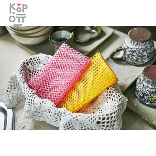 SB CLEAN&CLEAR - Скраббер-сеточка для мытья посуды №035 Soft Mesh - 30см*30см., мягкая