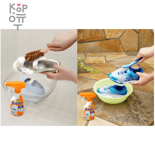 ST Ohisama no Washing Shoe Cleaner - Моющее средство для домашней и спортивной обуви с Освежающим ароматом солнечного яблока