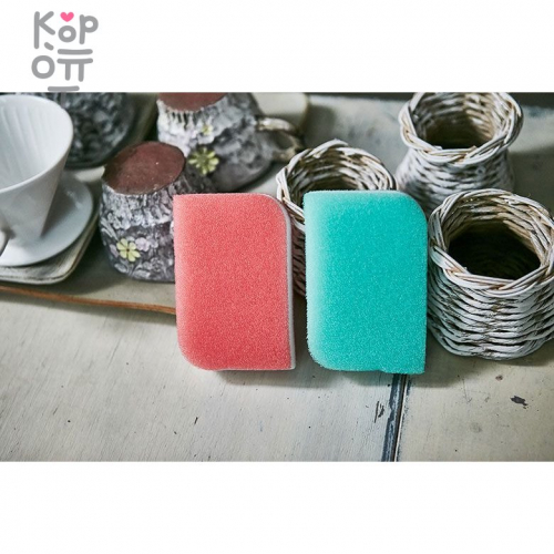 SB CLEAN&CLEAR - Губка для мытья посуды №098 Triple Filter - 11,5см*7,5см*2,5см., мягкая