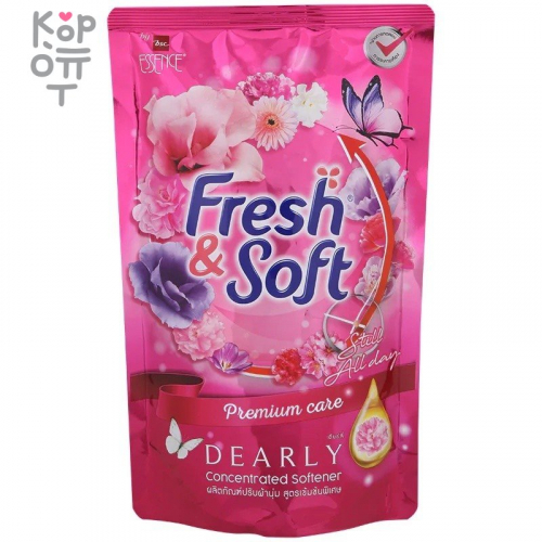 LION Essence Fresh & Soft - Кондиционер для белья 500мл., мягкая упаковка