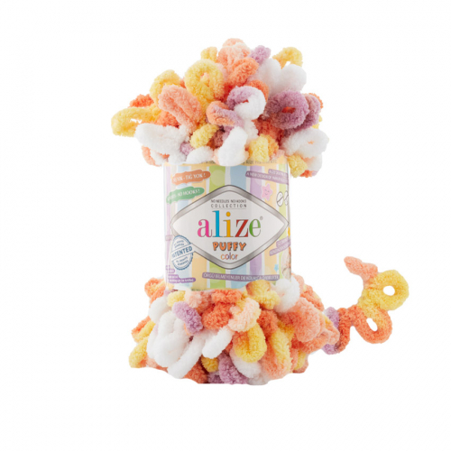 Пряжа ALIZE Puffy Color арт.6429 