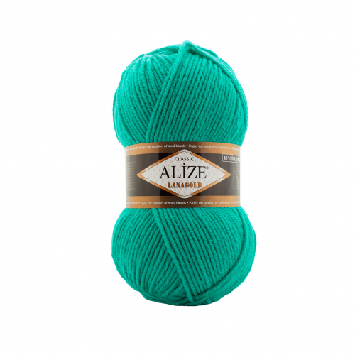 Пряжа ALIZE Lanagold арт.477 Бирюзовый Берег