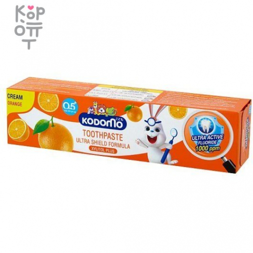 LION Kodomo Toothpaste Cream, Ultra Shield - Детская Зубная паста, Крем-формула 80гр., от 6 месяцев