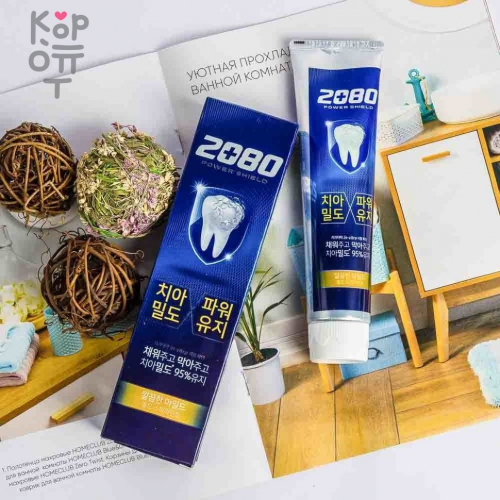 2080 Power Shield Gold Spearmint Toothpaste - Зубная паста для защиты зубов 140гр.